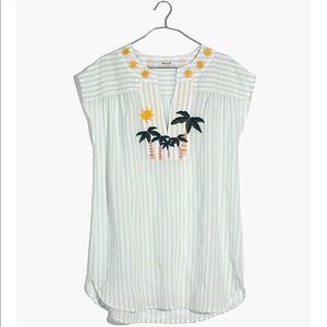 Madewell Embroidered Swim Coverup